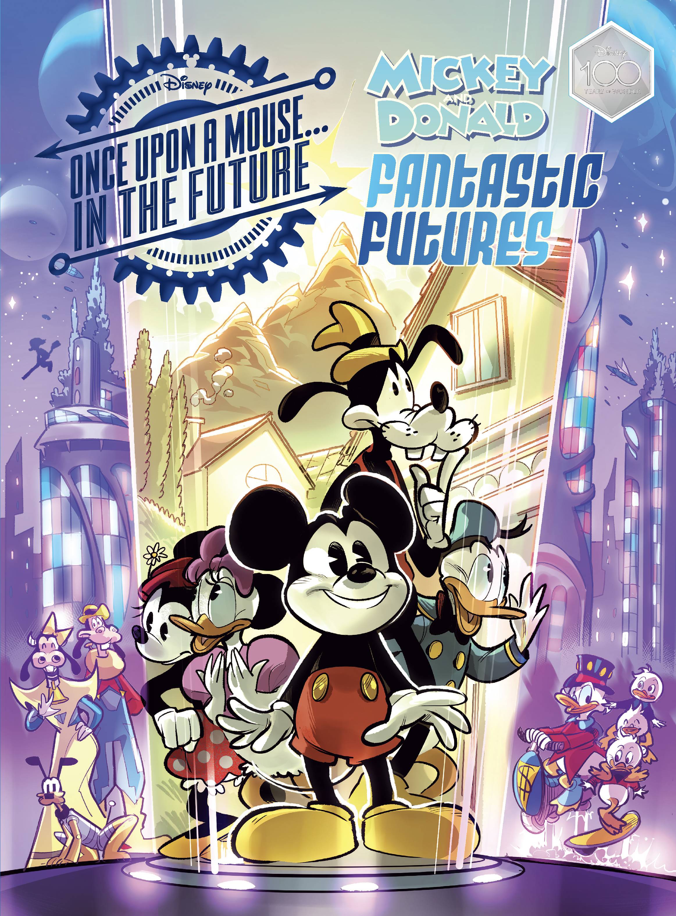 DISNEY MICKEY AND DONALD FANTASTIC FUTURES CLASSIC TALES HC