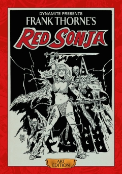 FRANK THORNE RED SONJA ART ED HC 01