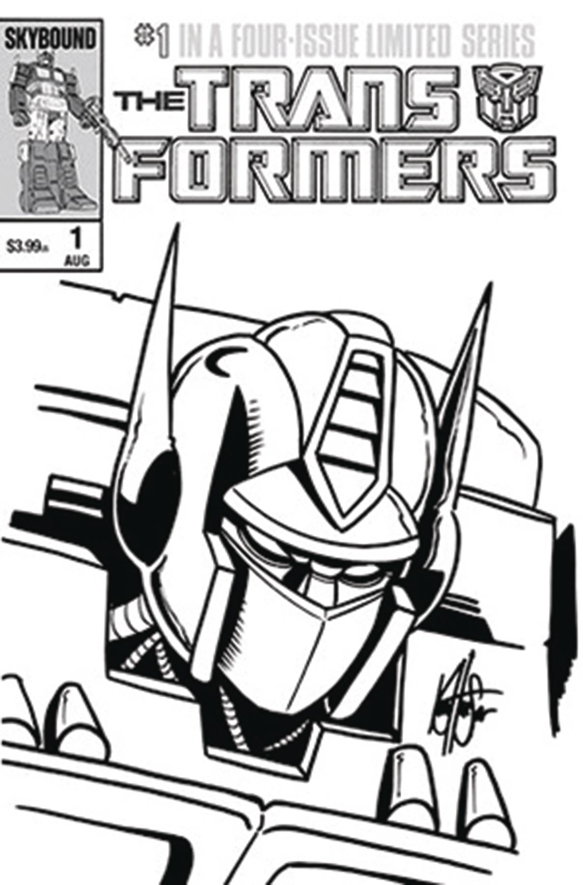 DF TRANSFORMERS #1 40TH ANN HAESER SGN & REMARKED