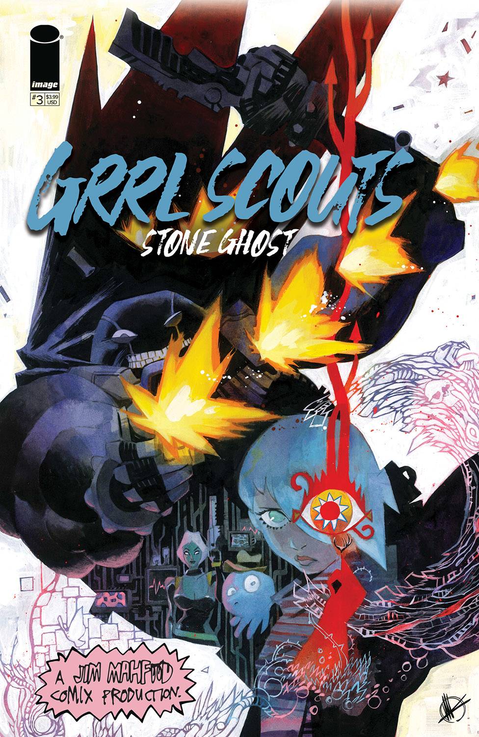 GRRL SCOUTS STONE GHOST