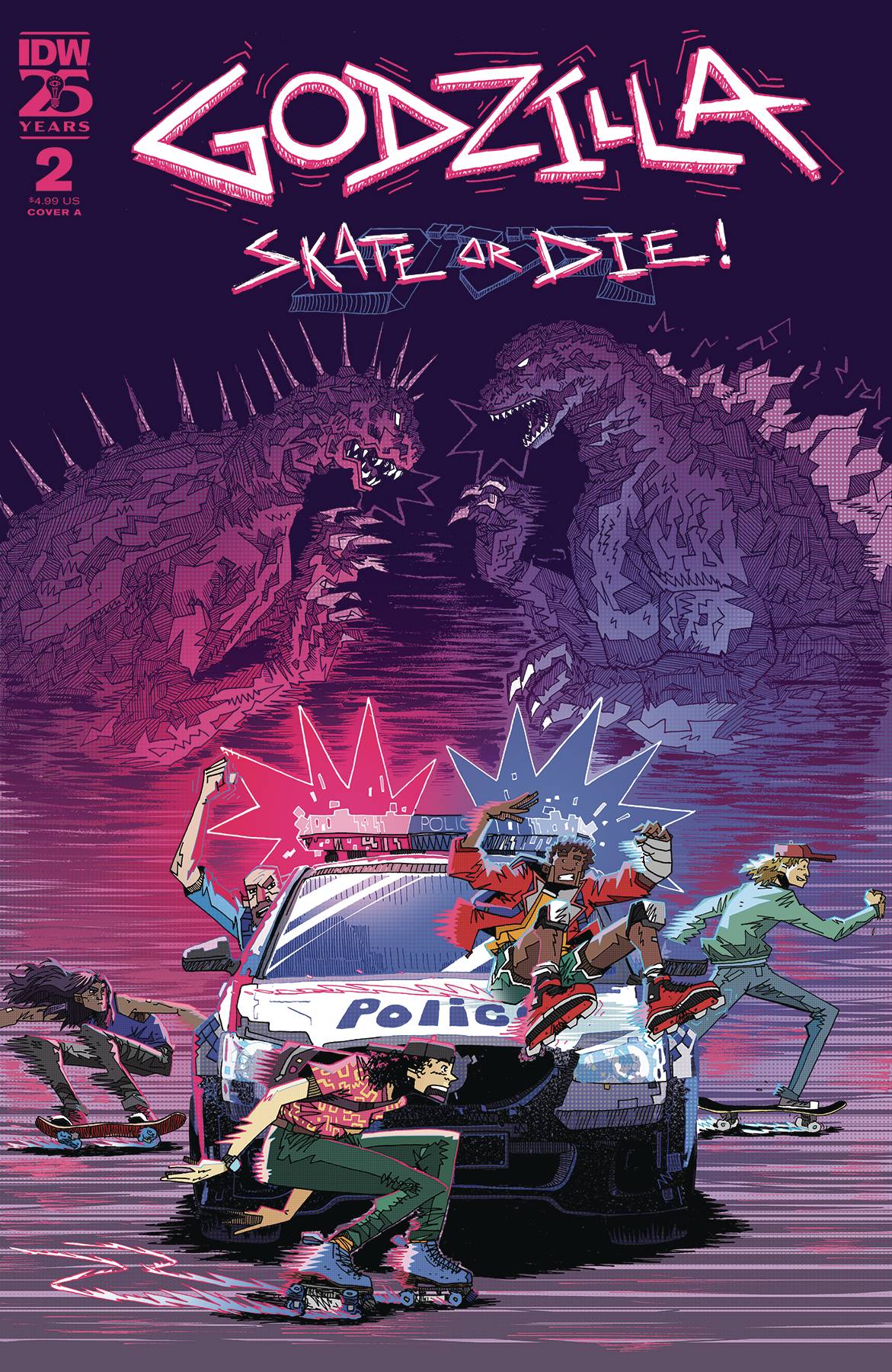 GODZILLA SKATE OR DIE