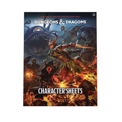 D&D RPG CHARACTER SHEETS