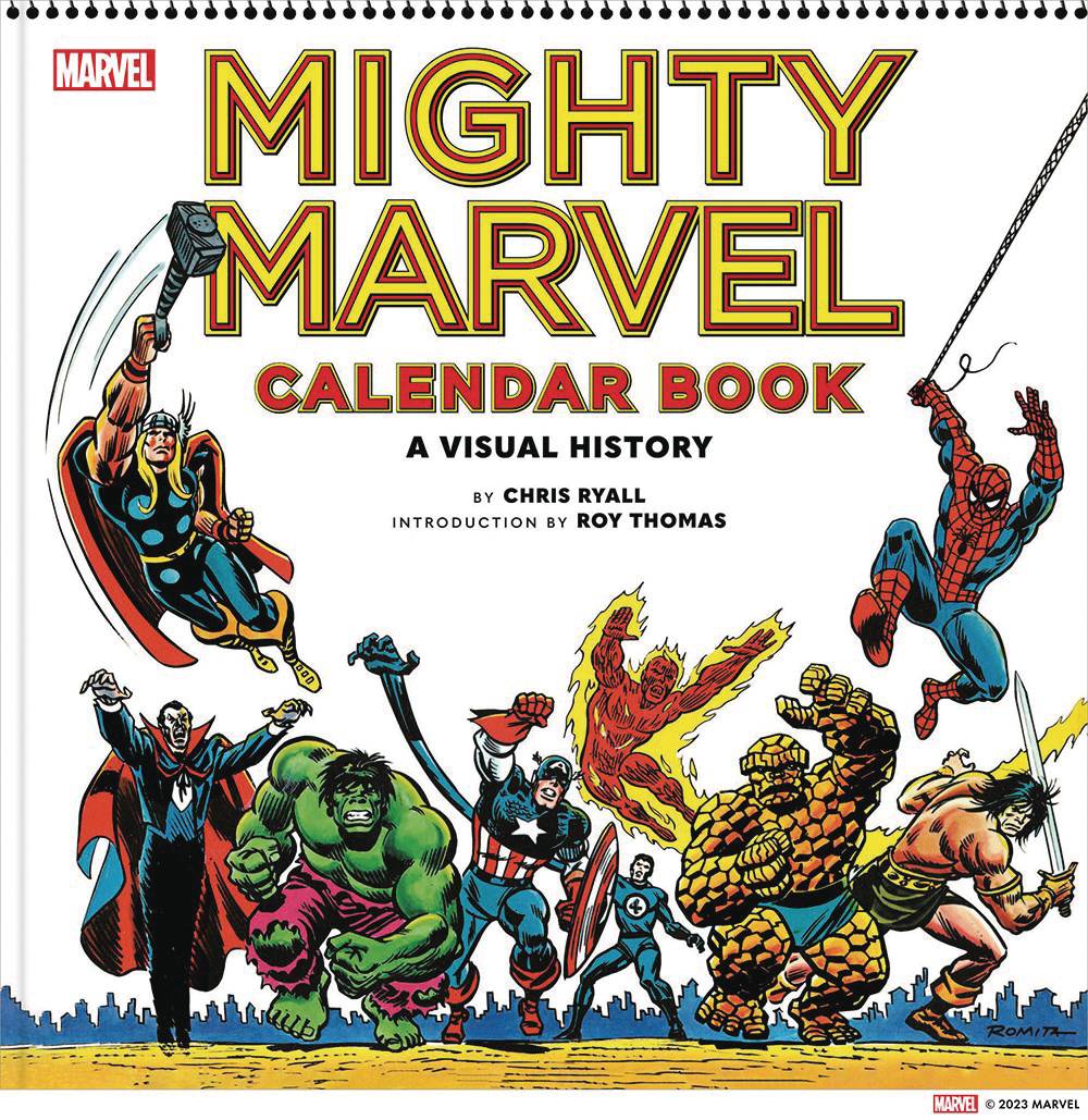 MIGHTY MARVEL CALENDAR BOOK VISUAL HISTORY HC