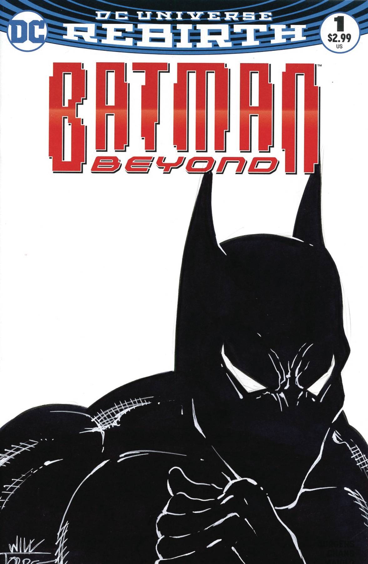 DF DC COMICS CVR ART TORRES SGN & REMARKED BATMAN BEYOND SKE