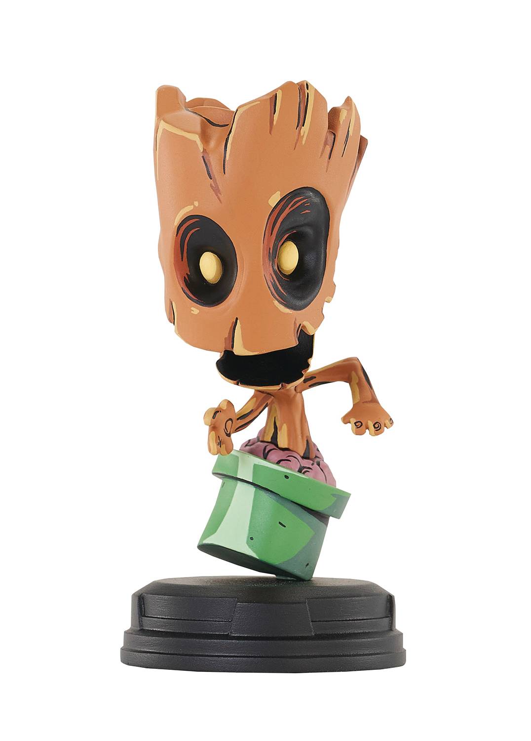 MARVEL ANIMATED STYLE GROOT IN POT STATUE