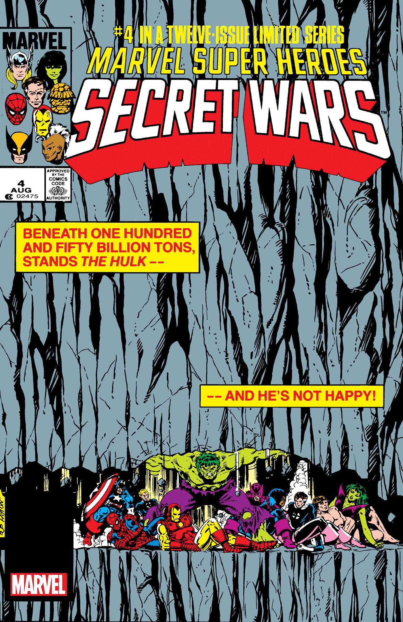 MSH SECRET WARS FACSIMILE EDITION