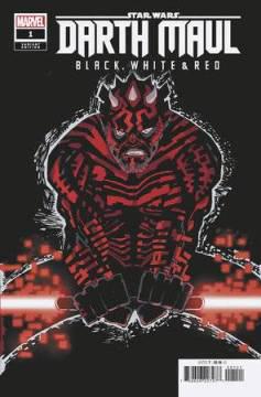 STAR WARS DARTH MAUL BLACK WHITE & RED -- Default Image