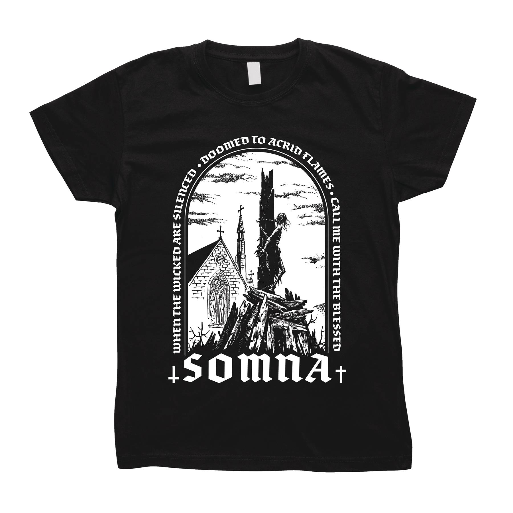 SOMNA CLOONAN WHEN THE WICKED ARE SILENCED T-SHIRT SM