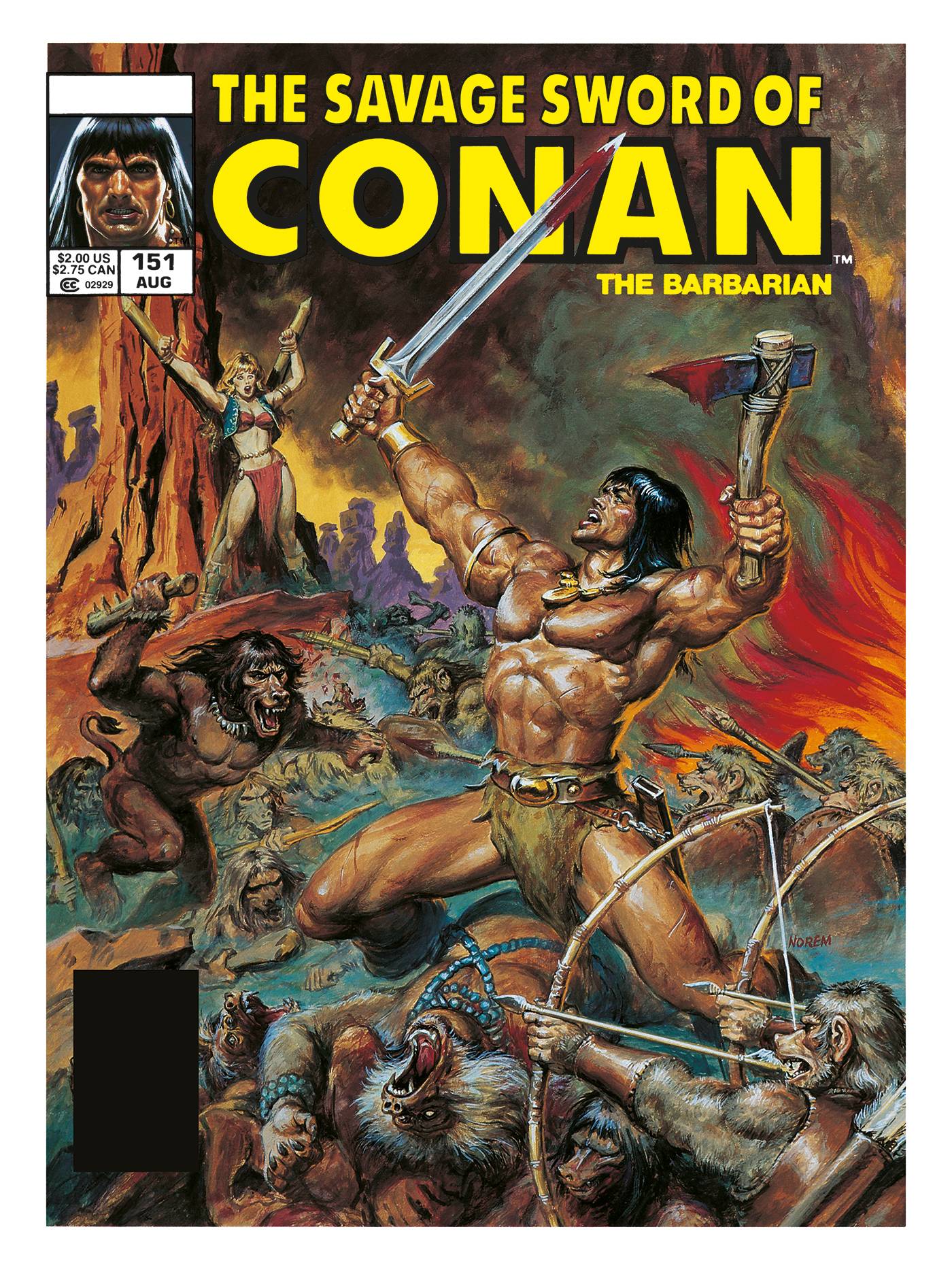 SAVAGE SWORD OF CONAN ORIG OMNIBUS HC 11