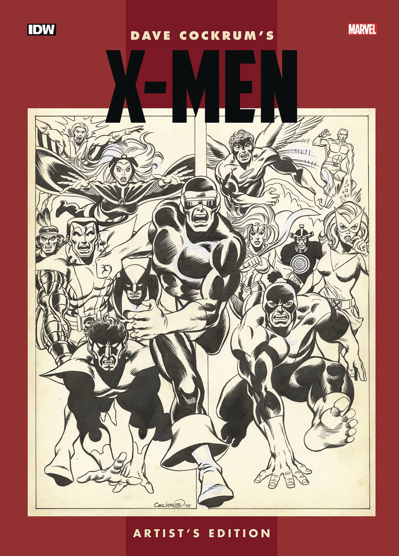 DAVE COCKRUMS XMEN ARTISTS ED HC