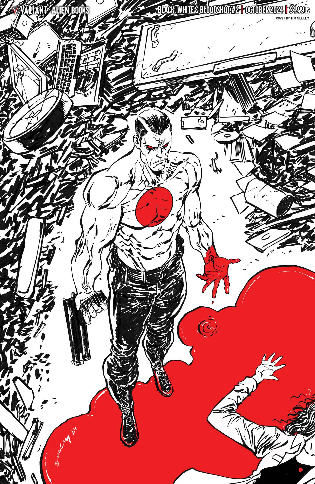 BLACK WHITE & BLOODSHOT