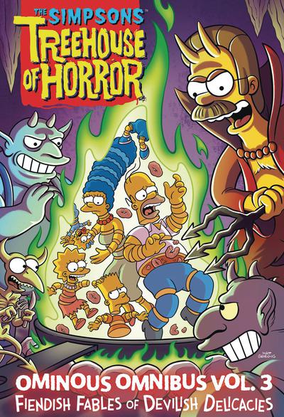 SIMPSONS TREEHOUSE OF HORROR OMINOUS OMNIBUS HC 03 FIENDISH