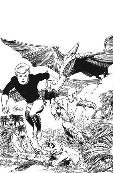 JONNY QUEST LAYTON LINE ART VIRGIN DE EXC