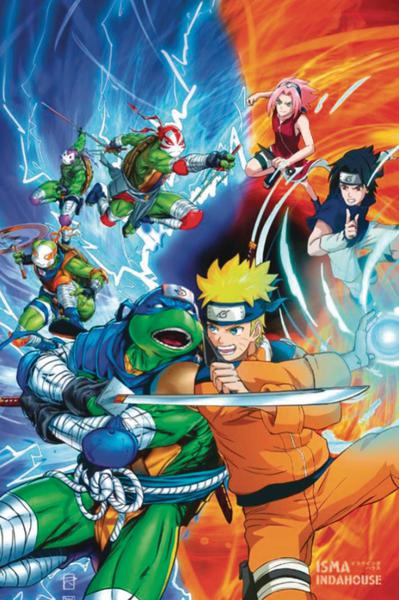 DF TEENAGE MUTANT NINJA TURTLES X NARUTO #1 GAY INDIAHOUSE V