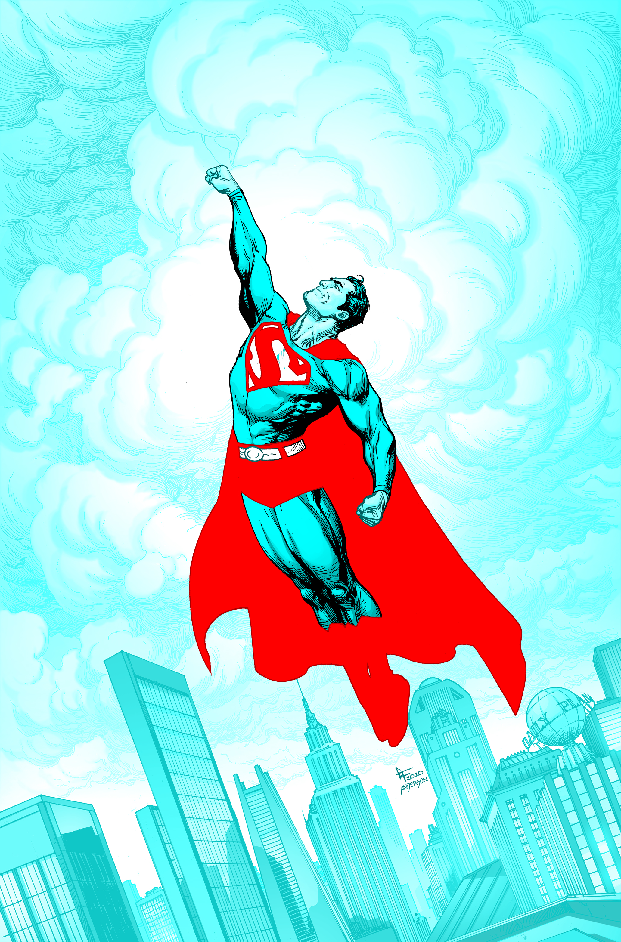 SUPERMAN RED & BLUE