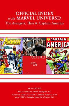 AVENGERS THOR CAPTAIN AMERICA OFFICIAL INDEX