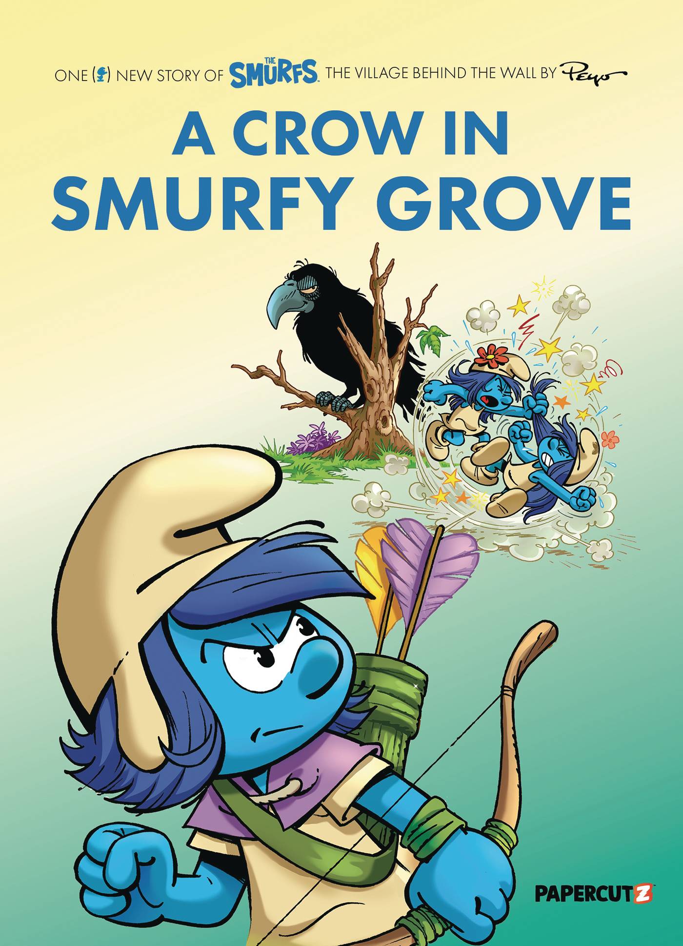 SMURFS VILLAGE HC 03 CROW IN SMURFY GROVE