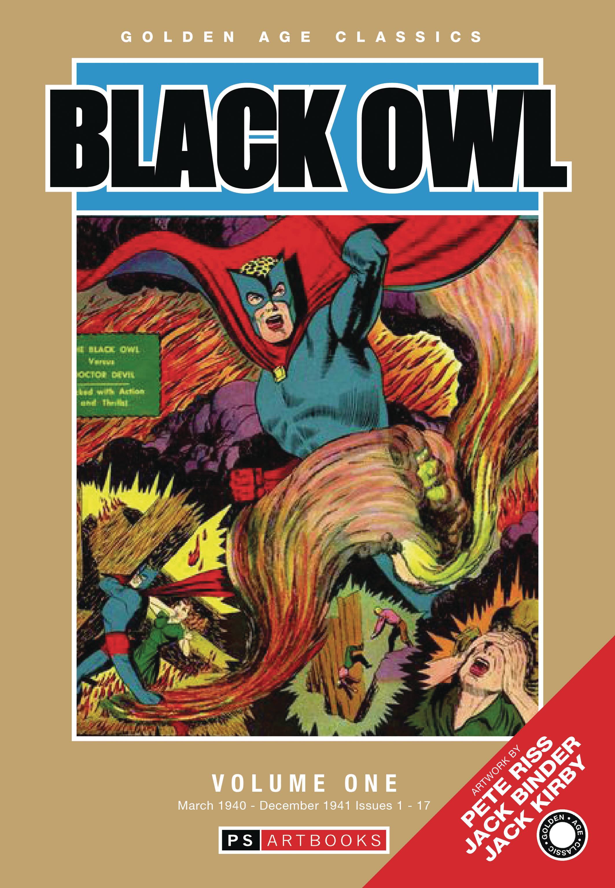 GOLDEN AGE CLASSICS PRIZE COMICS BLACK OWL HC 01