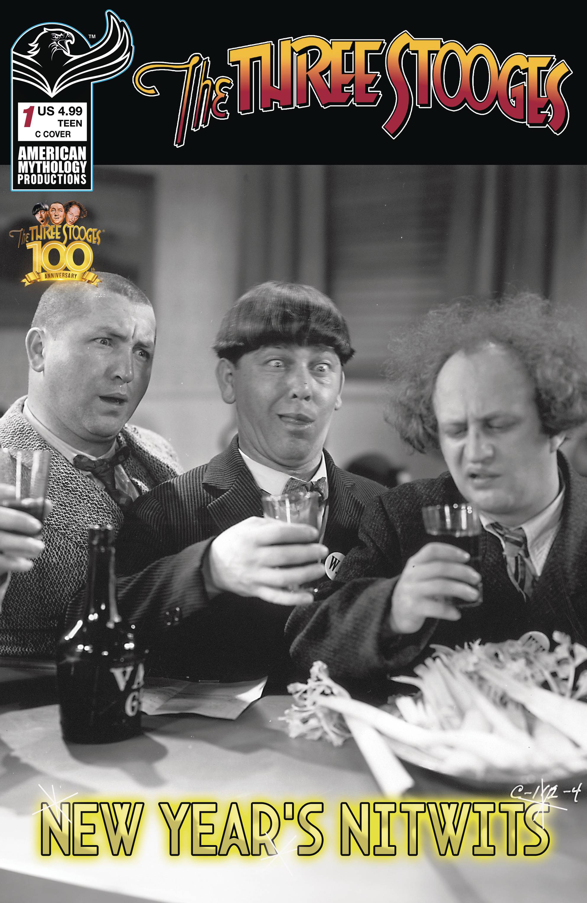 THREE STOOGES NEW YEARS NITWITS