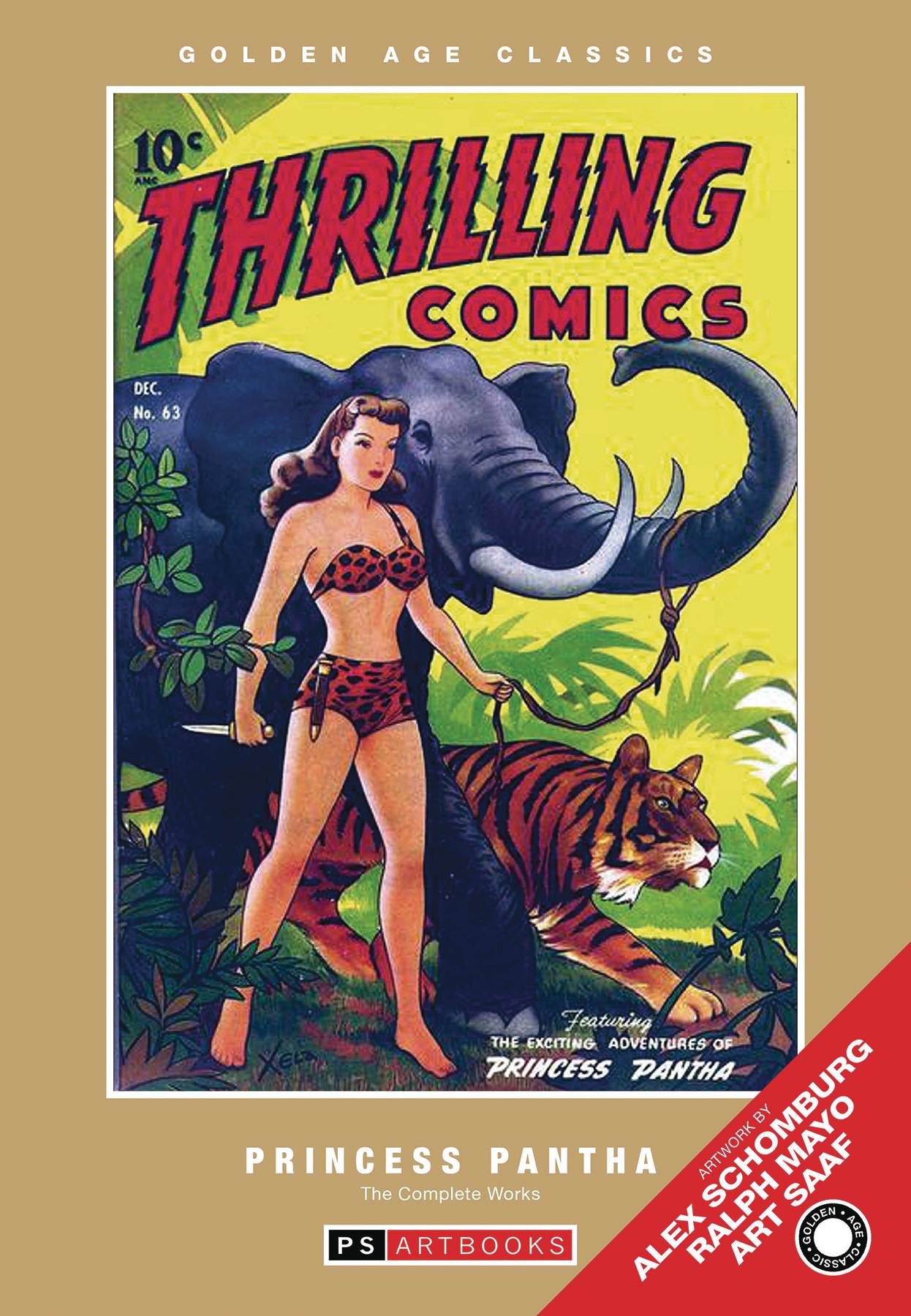 GOLDEN AGE THRILLING COMICS PRINCESS PANTHA HC 01