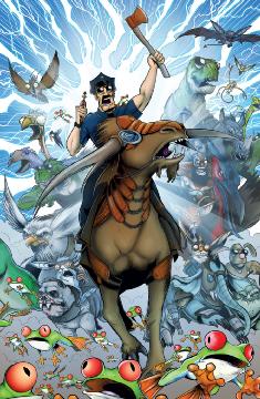 AXE COP BAD GUY EARTH